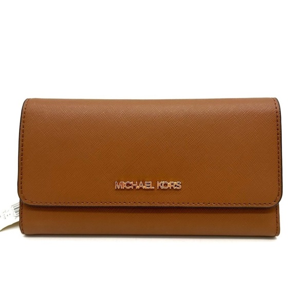 Michael Kors Large Trifold Wallet Luggage - Picture 1 of 8